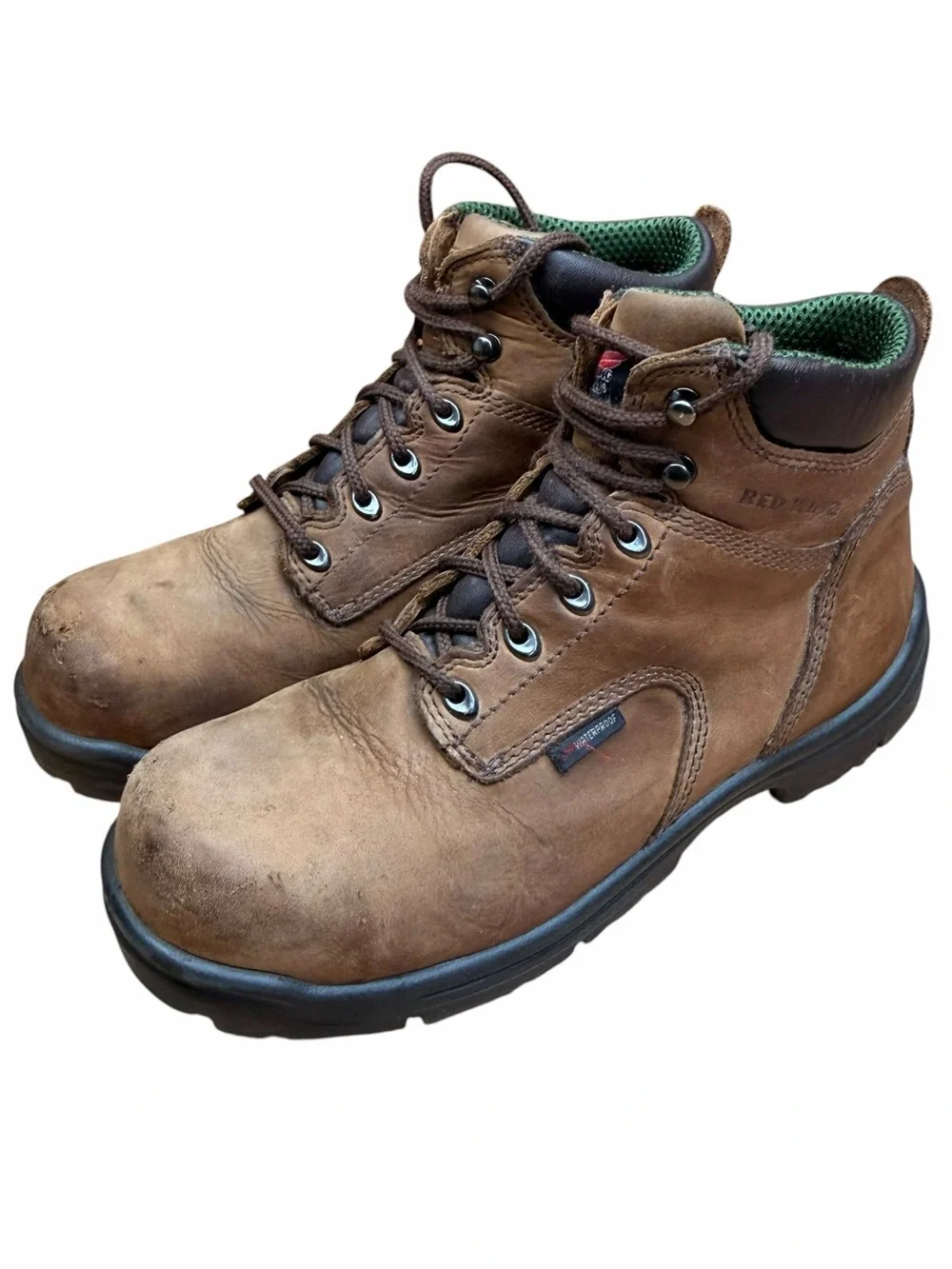 Red Wing 2240 King Toe Men’s size 9.5 Brown Leather Work Safety Boots